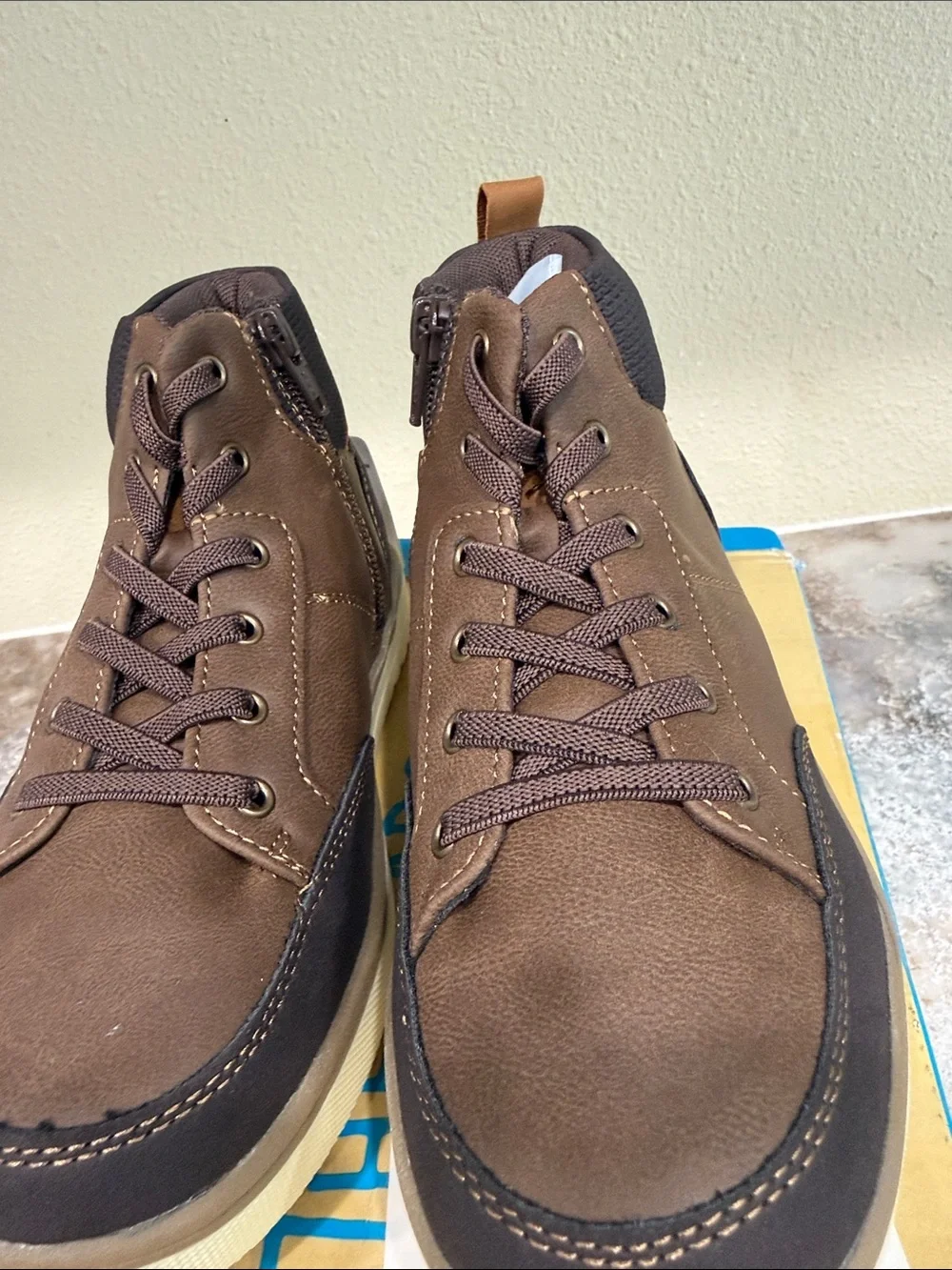 Thrasher Chocolate Kids' High-Top Lace-Up Boot